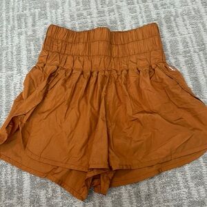 Free people movement mustard way home shorts